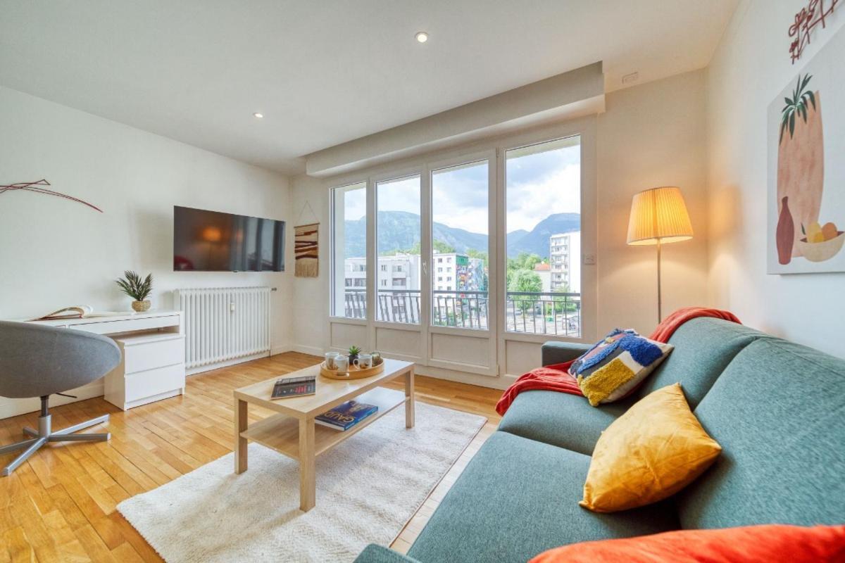 Le Joli Stade, Appartement Avec Magnifique Vue, Grenoble, Rhone Alpes Bagian luar foto